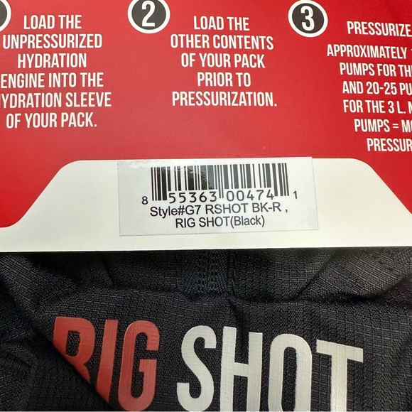 Geigerrig Rig Shot Tactical Rigger Hydration System Pack Backpack *No bladder - Picture 4 of 6